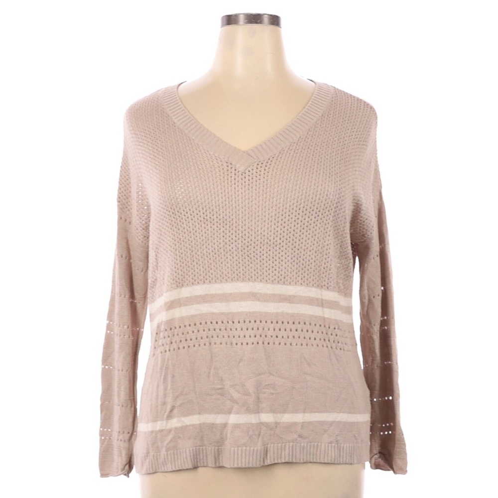 Gentle Fawn V-Neck Pullover Knit Sweater